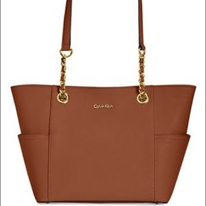 Calvin Klein Saffiano Leather Tote